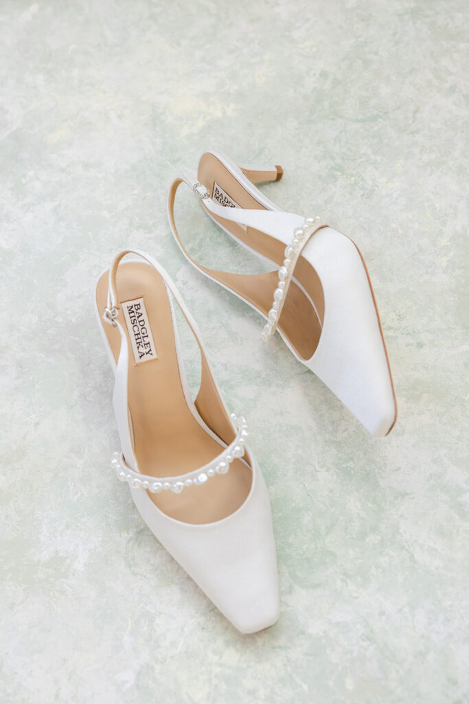 wedding heels at an outdoor wedding at Adams Estate in Lake Alfred, Florida, captured by Snapshots by Gabriela