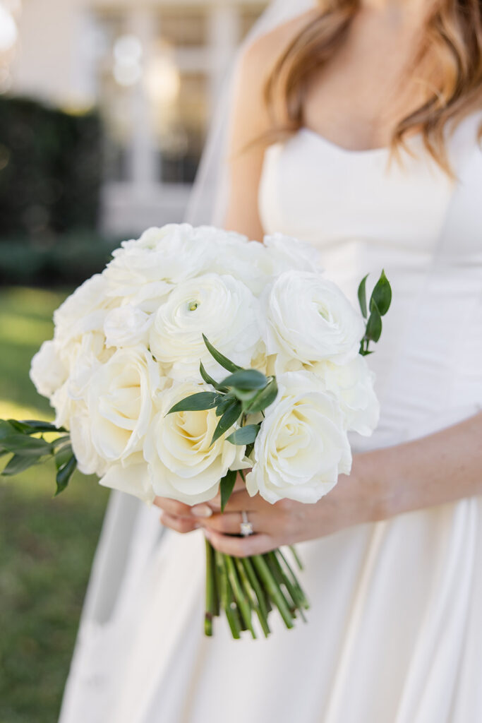 bridal portrait at an outdoor wedding at Adams Estate in Lake Alfred, Florida, captured by Snapshots by Gabriela