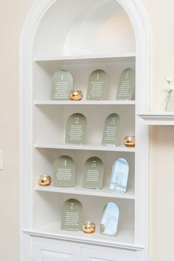 wedding reception details at an outdoor wedding at Adams Estate in Lake Alfred, Florida, captured by Snapshots by Gabriela