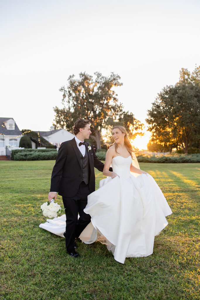 bride and groom couple portraits at an outdoor wedding at Adams Estate in Lake Alfred, Florida, captured by Snapshots by Gabriela