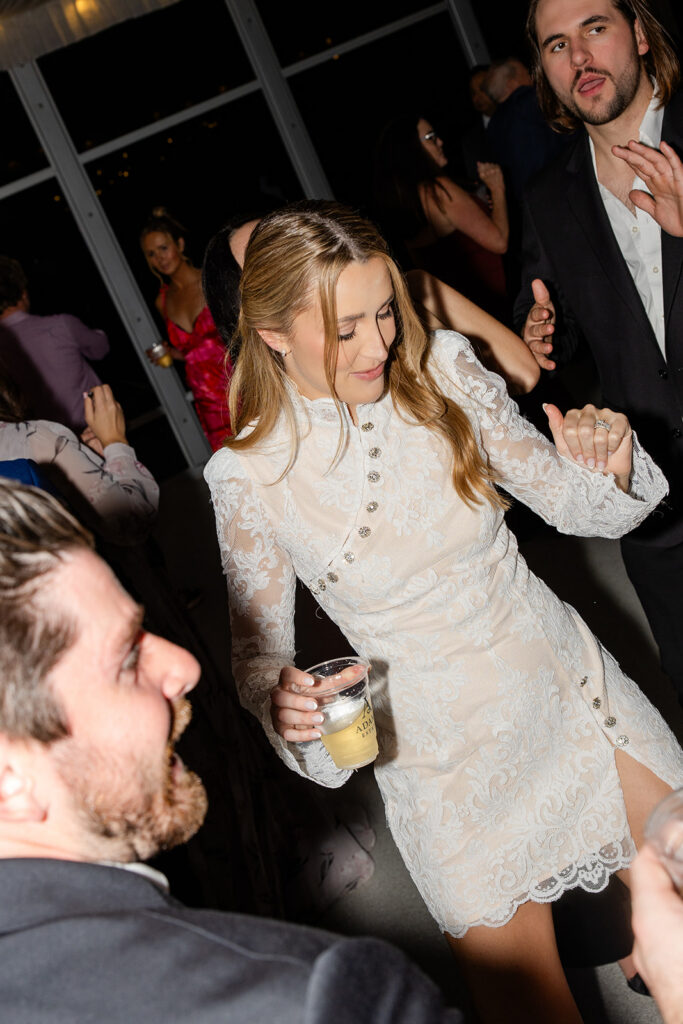 late night dancing at a wedding reception at Adams Estate in Lake Alfred, Florida, captured by Snapshots by Gabriela