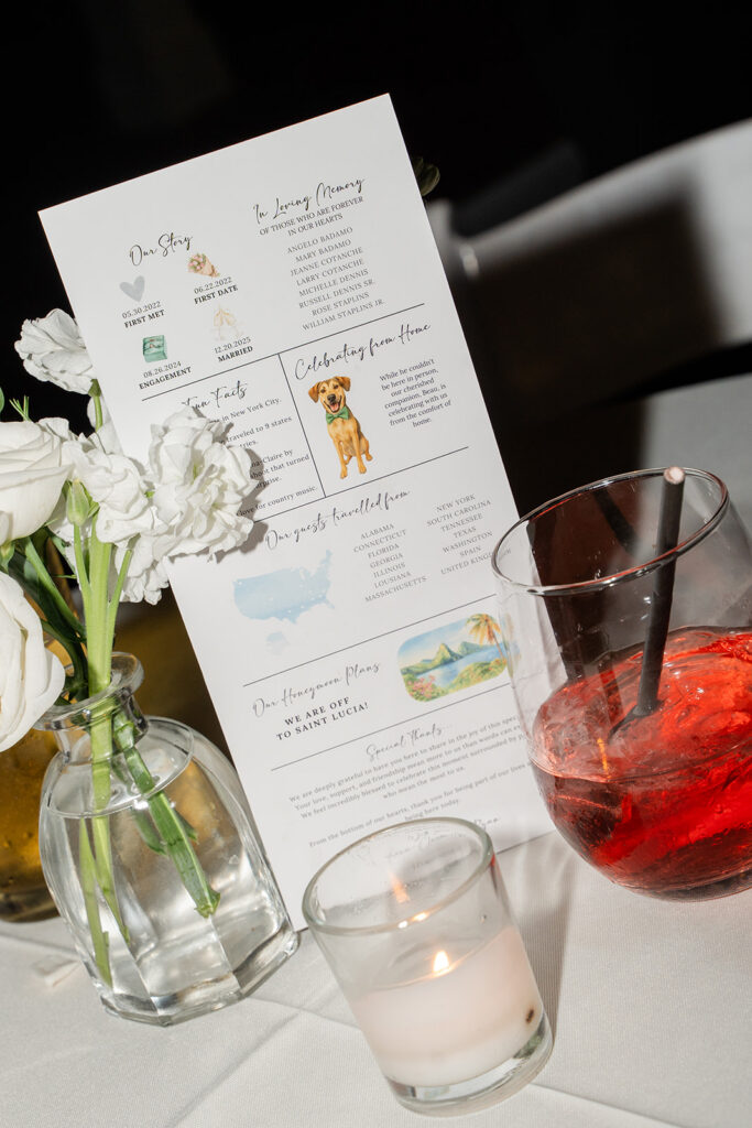 wedding reception details at an outdoor wedding at Adams Estate in Lake Alfred, Florida, captured by Snapshots by Gabriela