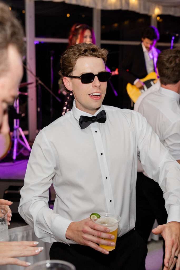 late night dancing at a wedding reception at Adams Estate in Lake Alfred, Florida, captured by Snapshots by Gabriela