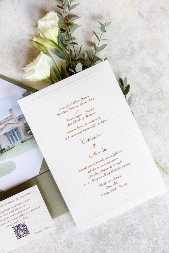 wedding details at historic estate wedding venue Casa Feliz in Winter Park, Florida, photographed by Snapshots by Gabriela