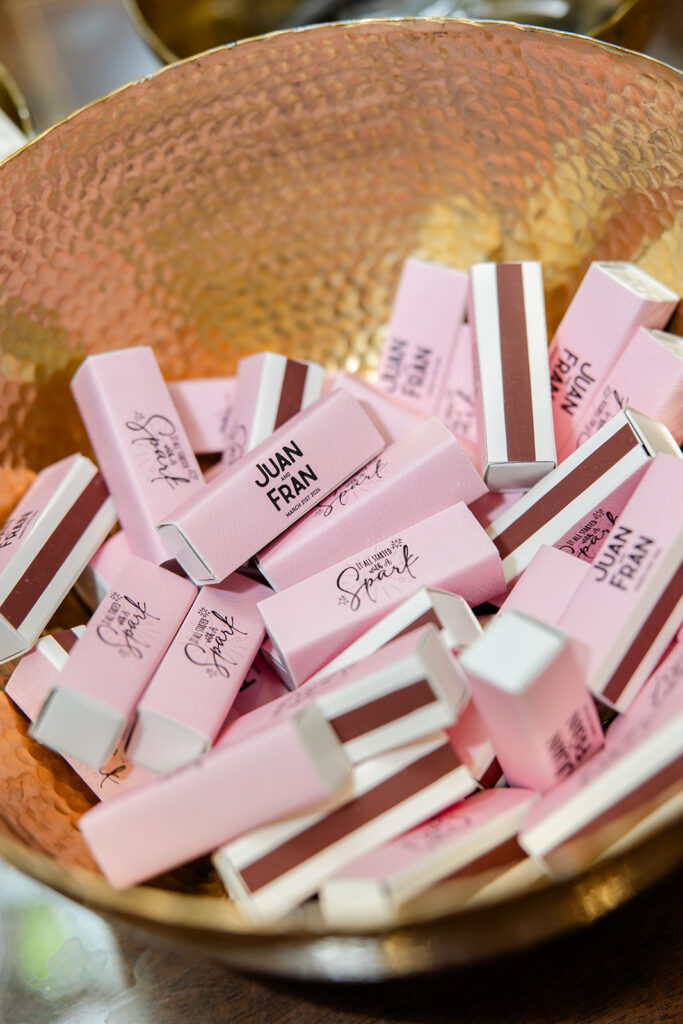 reception details at a spring wedding at Lake Mary Events Center, captured by Snapshots by Gabriela